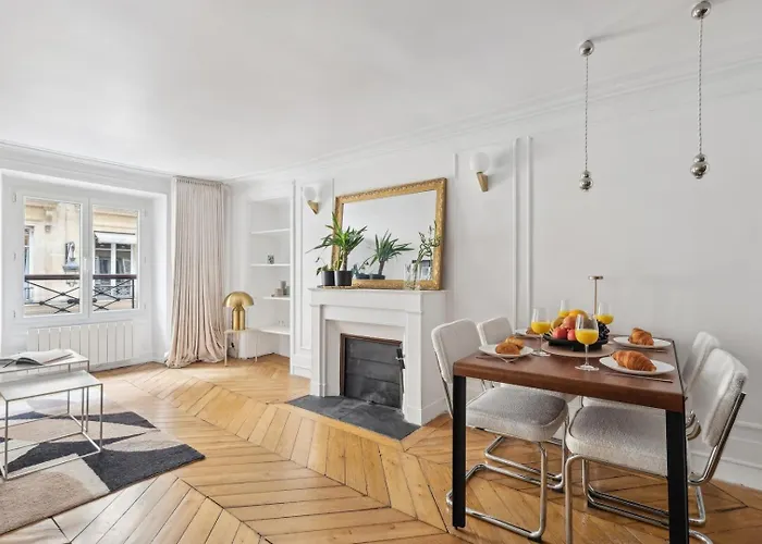 Bnbnook - Bright 1Br By Louvre & Tuileries Gardens