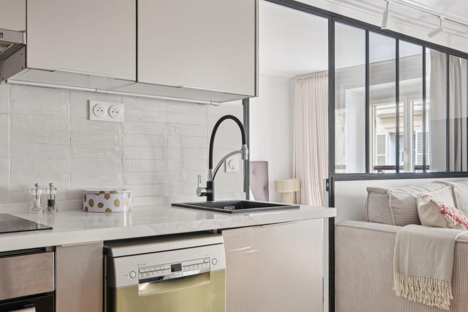 Bnbnook - Bright 1br By Louvre & Tuileries Gardens Paris