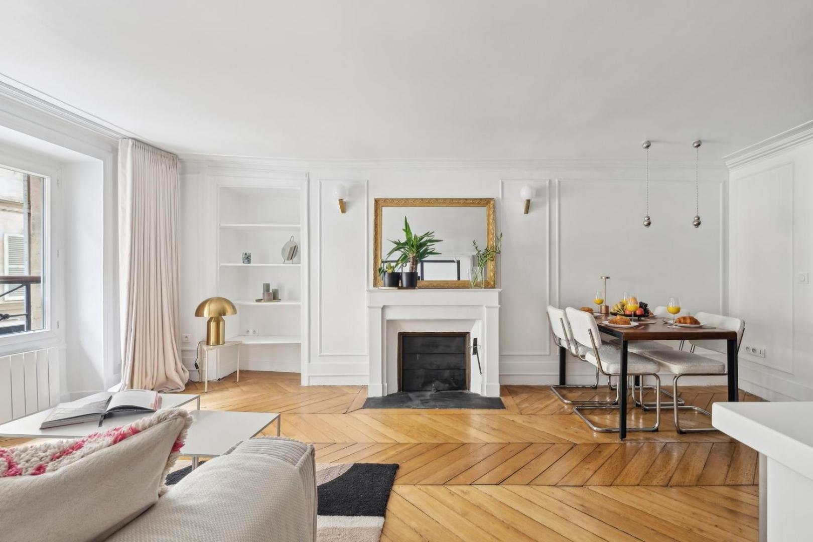 Bnbnook - Bright 1br By Louvre & Tuileries Gardens