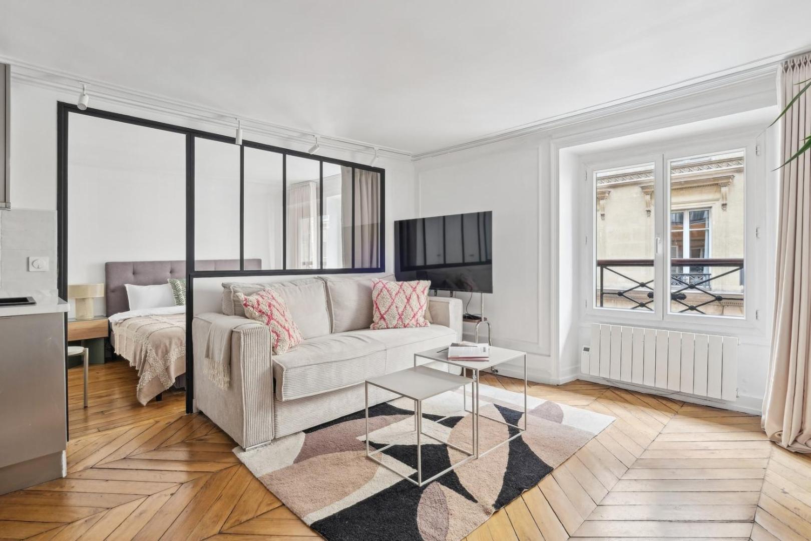 Bnbnook - Bright 1br By Louvre & Tuileries Gardens *
